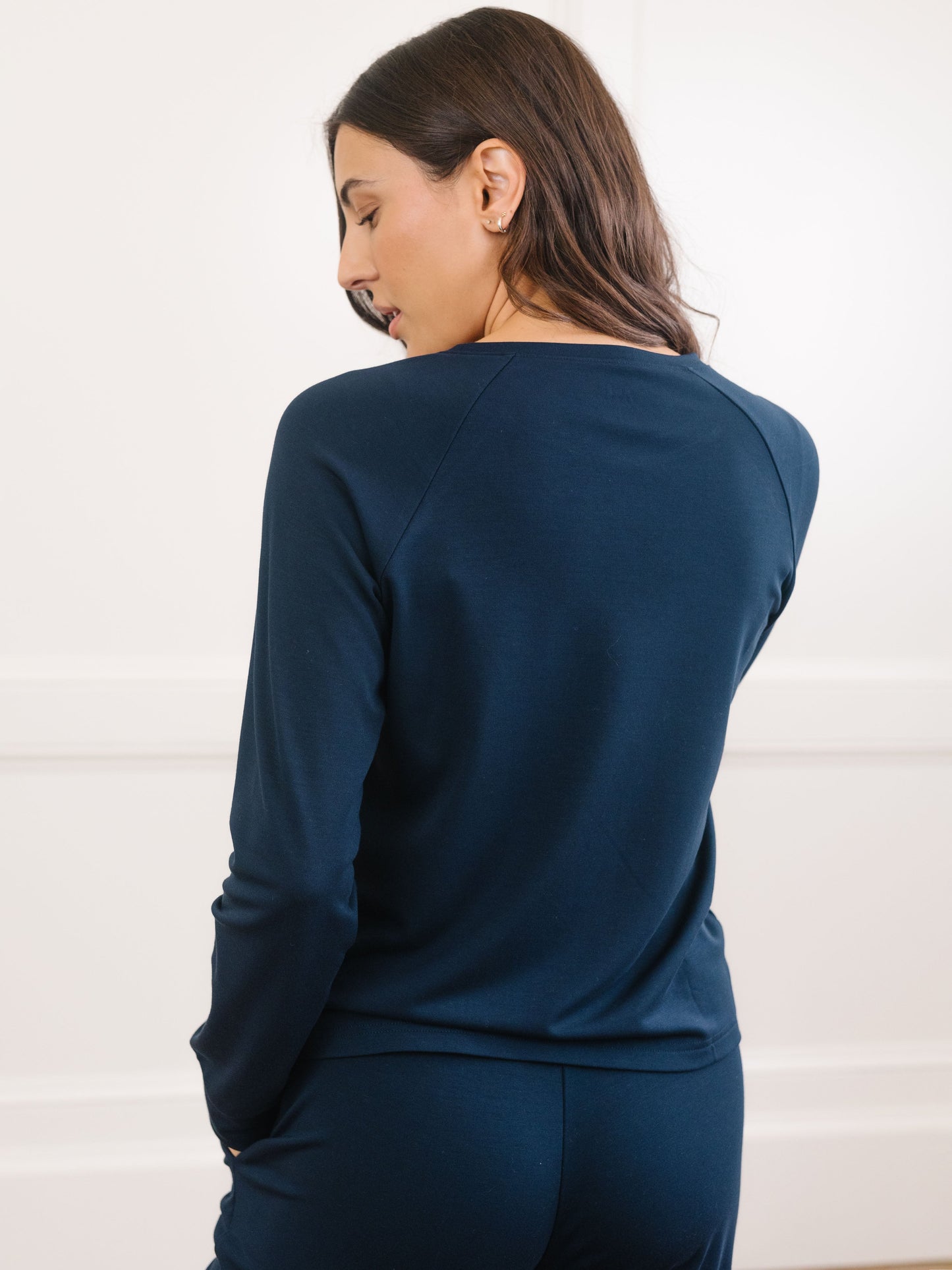 Women's Brushed Bamboo Pullover Crew - Last Chance