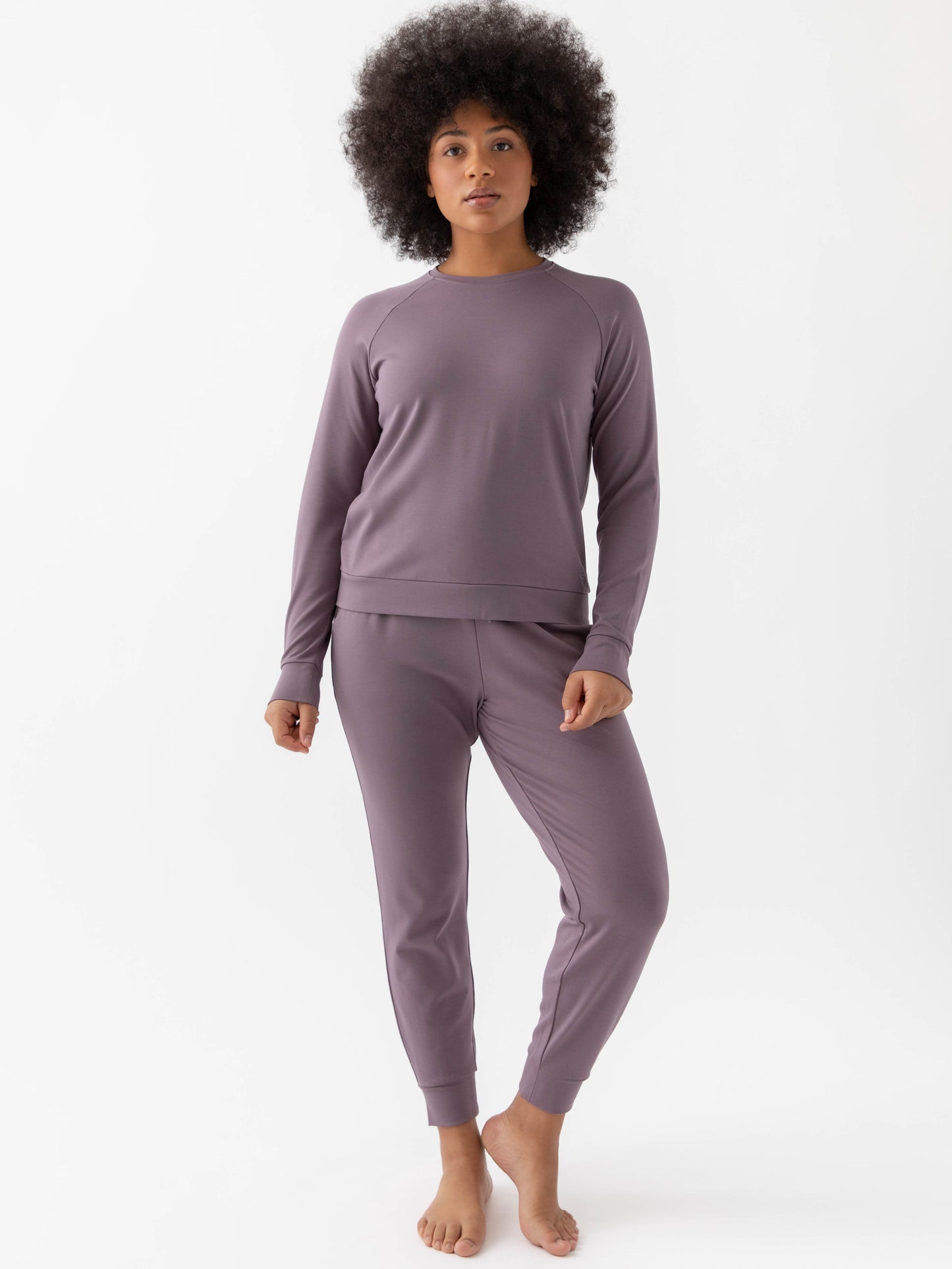 Women's Brushed Bamboo Pullover Crew - Last Chance