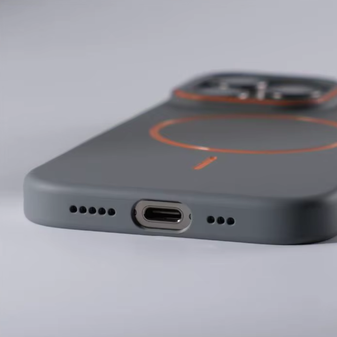 Slim Magnetic Protective Phone Case – Camera Guard & Textured Grip