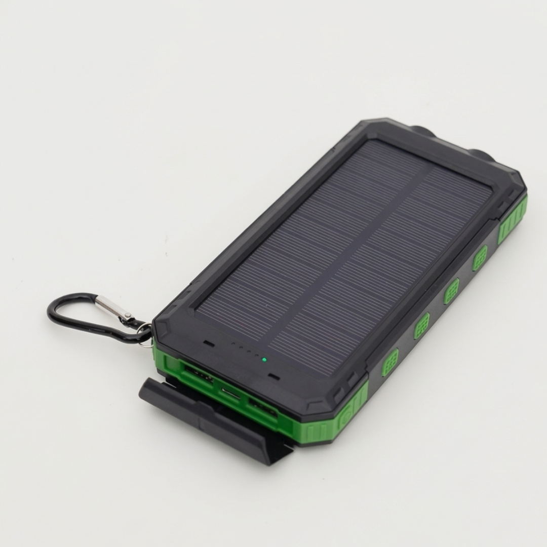 20,000mAh Solar Power Bank – Portable USB Charger for Hiking & Camping