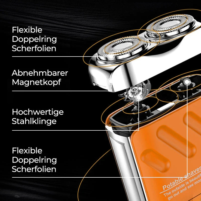 Portable Mini Electric Shaver – Compact Rechargeable Travel Razor