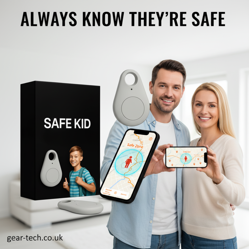 Kids GPS Location Tracker – Real-Time Tracking & Water-Resistant Design