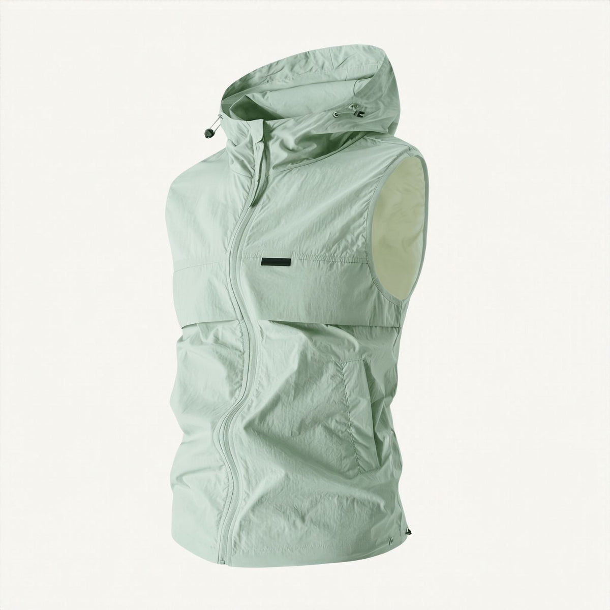 Men’s Hooded Gilet – Lightweight Windproof Vest for Fishing & Hiking