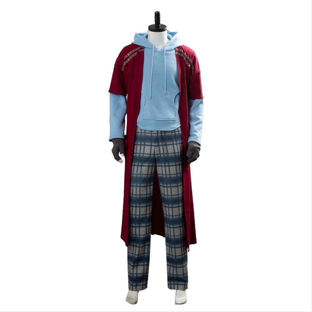 Avengers Endgame Fat Thor Blue Hoodie Halloween Costume