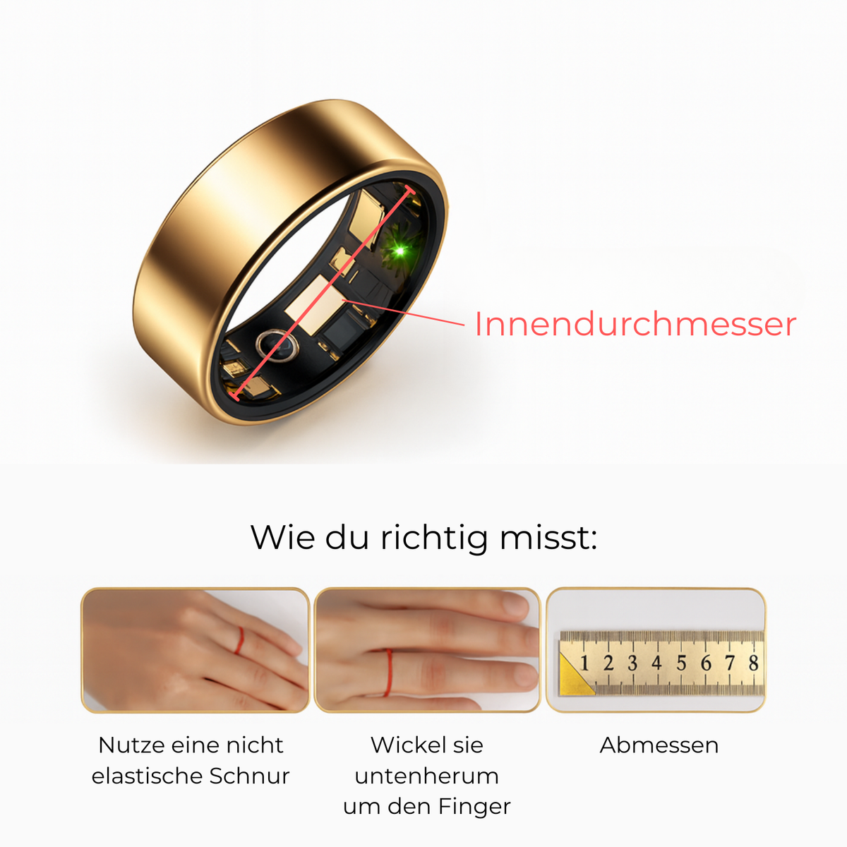 Smart Fitness Ring – Activity, Sleep & Wellness Tracker