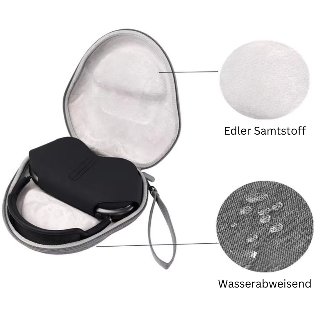 Protective Hard Travel Case for Over-Ear Headphones – Water-Resistant EVA Shell
