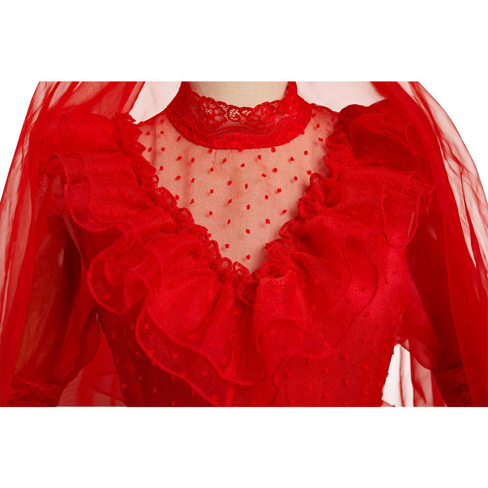 Lydia Red Wedding Dress Halloween Costume - Beetlejuice
