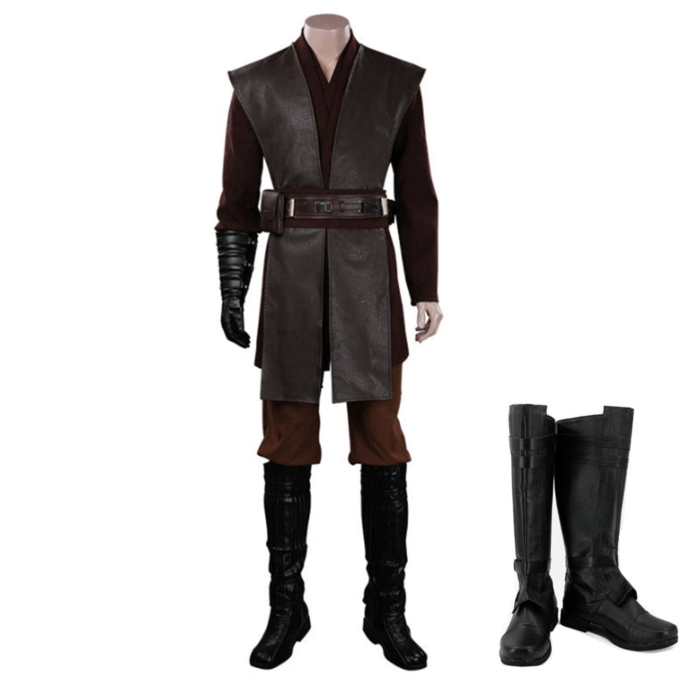 Anakin Skywalker Brown Jedi Set Halloween Costume