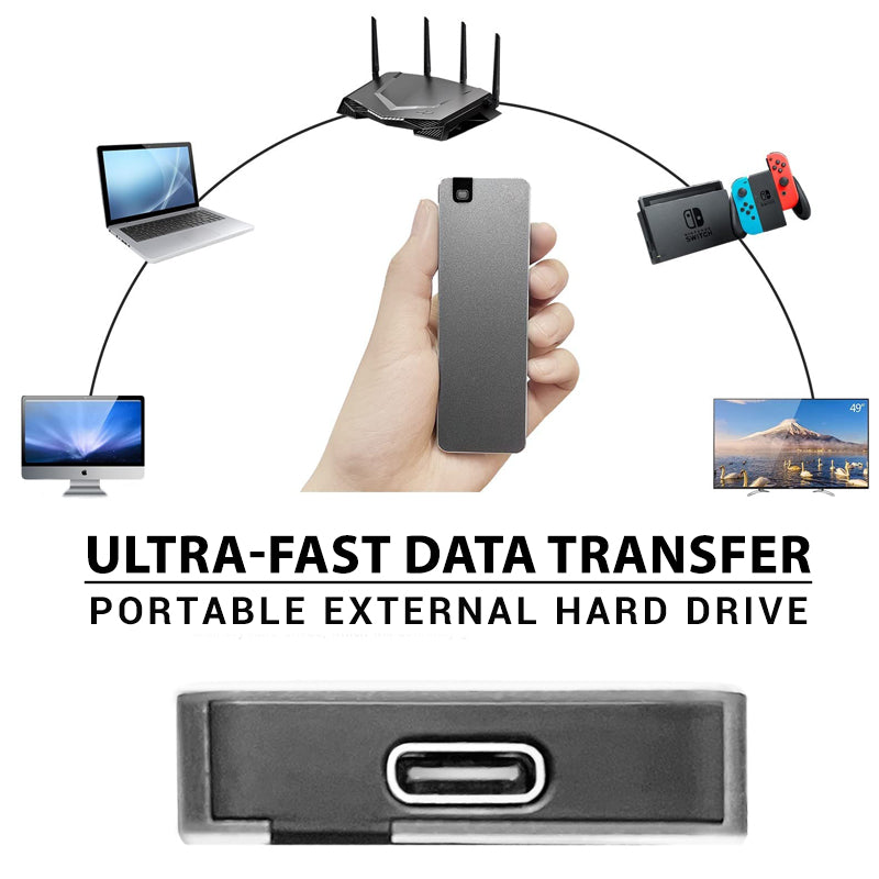 Portable External SSD – USB 3.2 Solid-State Drive