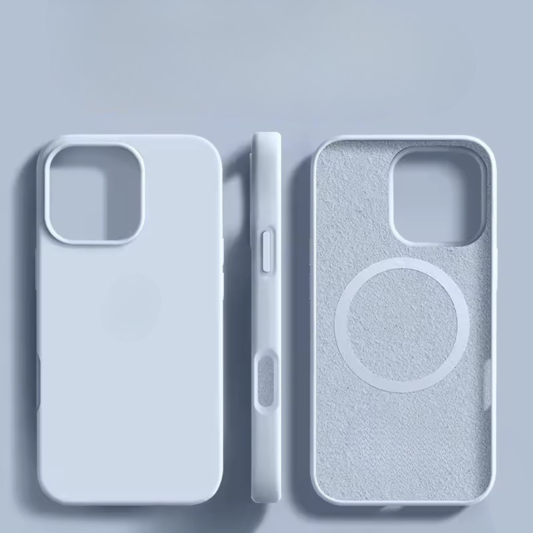 Slim Magnetic Silicone Phone Case – Lightweight Non-Slip Protective Cover