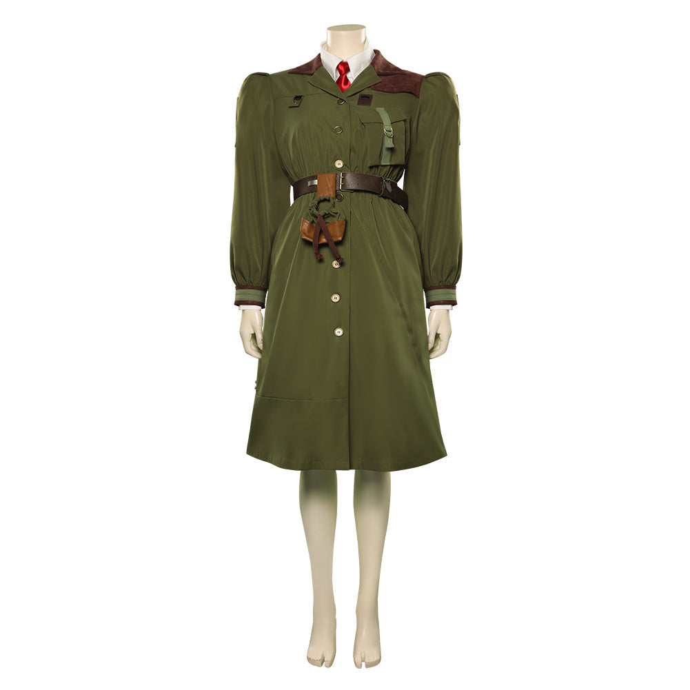 Matilda Agatha Trunchbull Green Coat Halloween Costume