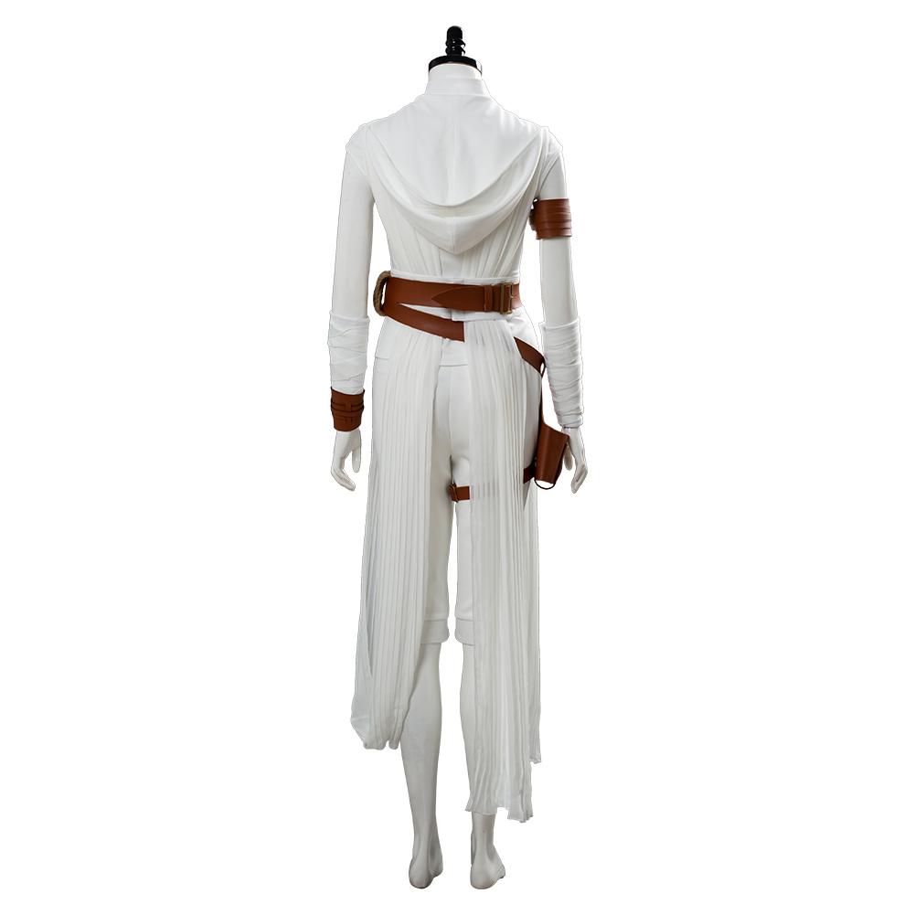The Rise of Skywalker Rey White Set Halloween Costume
