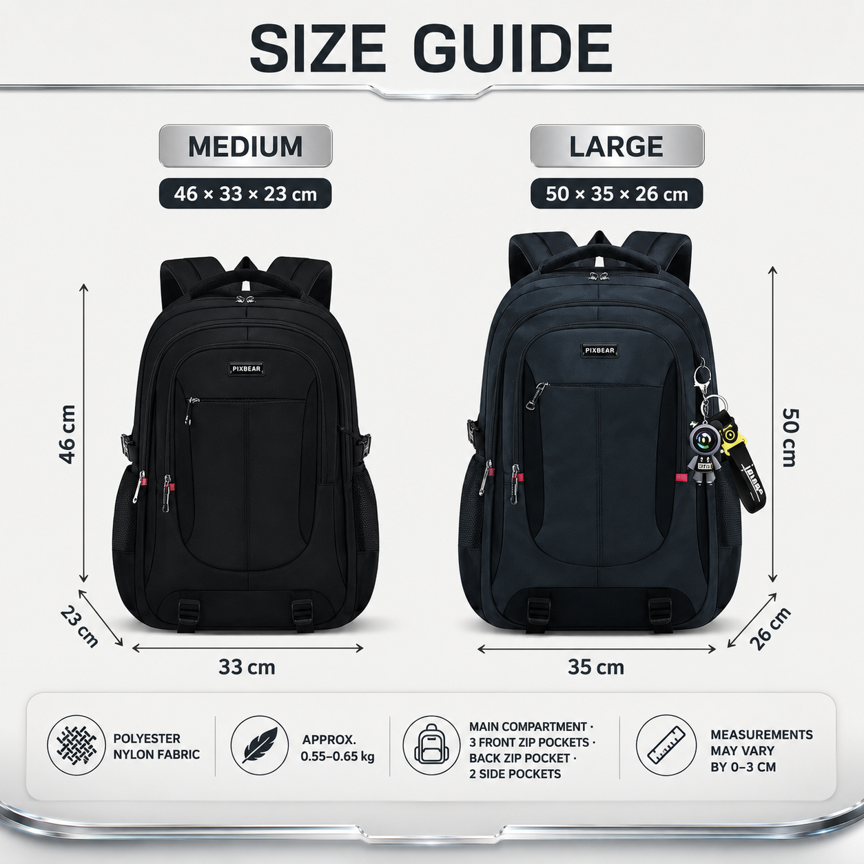 School Backpack with Padded Laptop Compartment – Multi-Pocket Rucksack