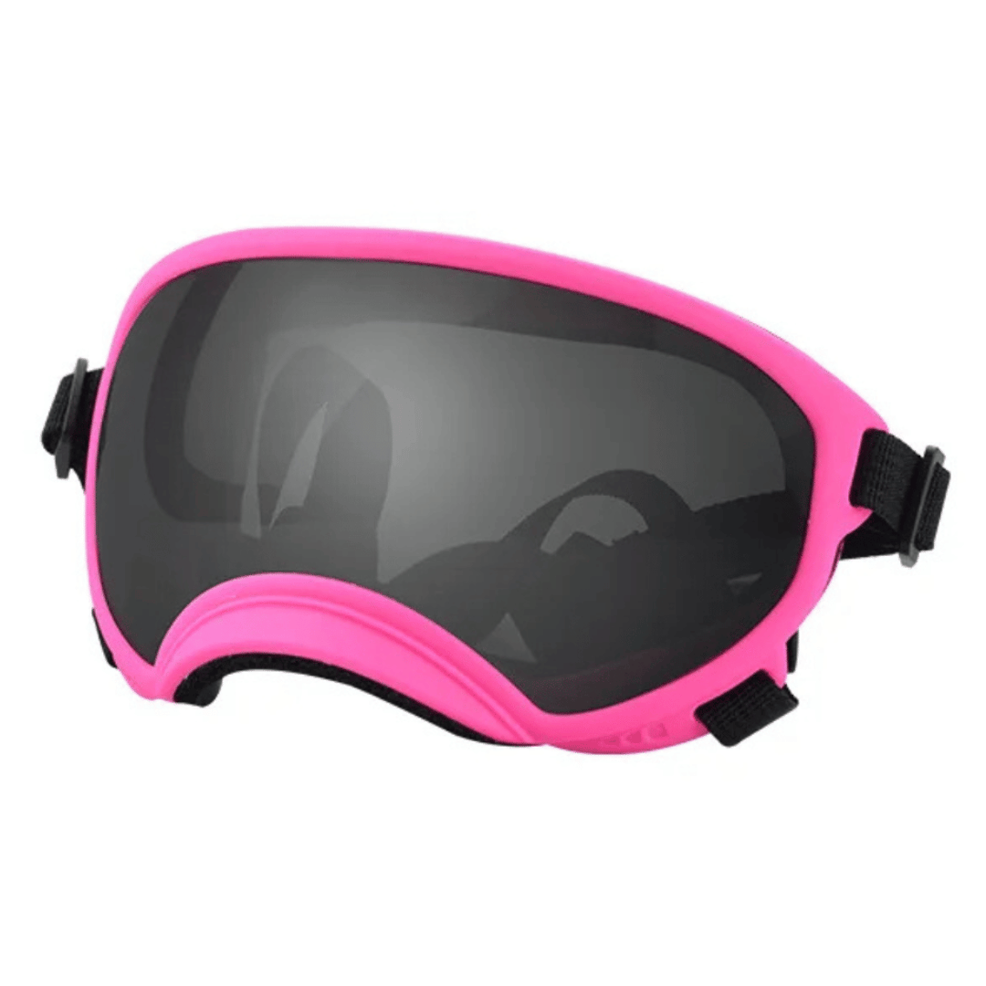 Waterproof Dog Goggles with UV Protection & Adjustable Straps