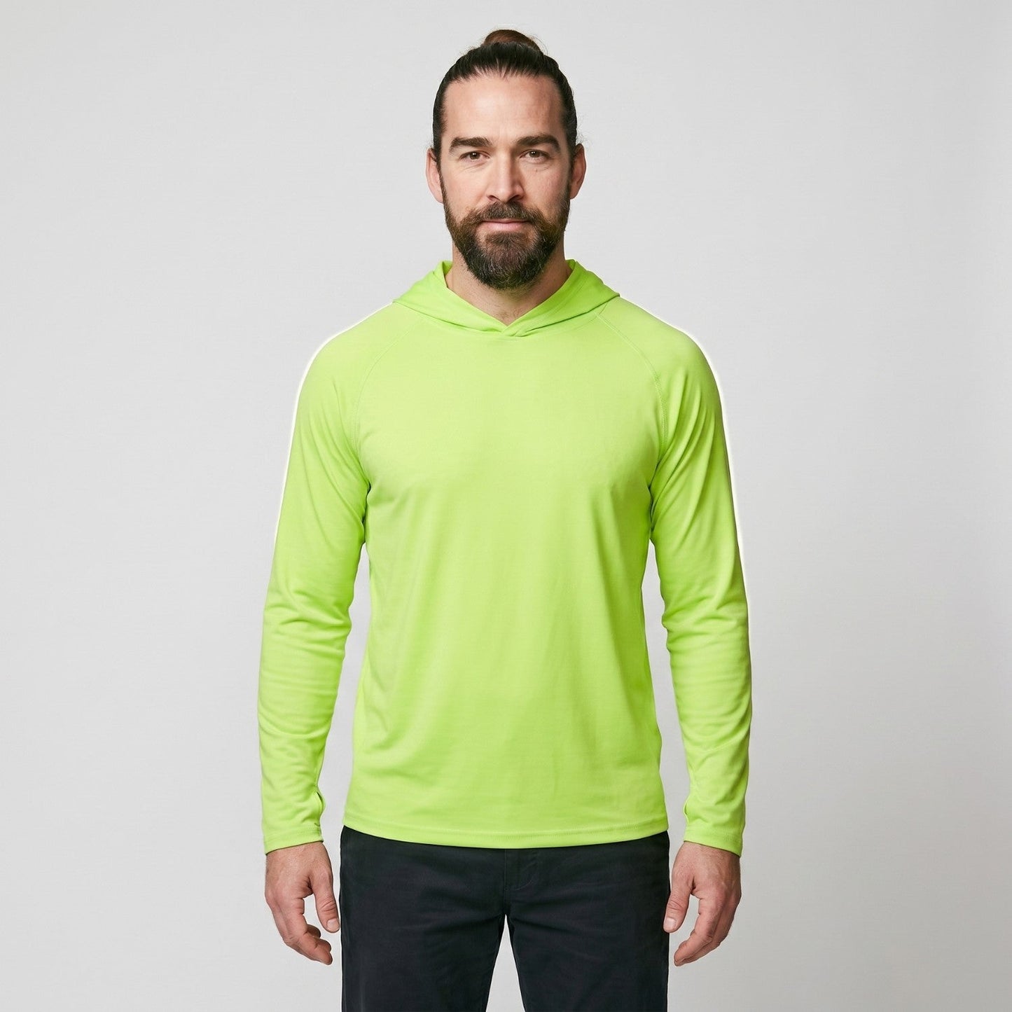 Men’s UPF 50+ Sun Hoodie – Quick-Dry Hiking & Fishing Top with Thumb Loops