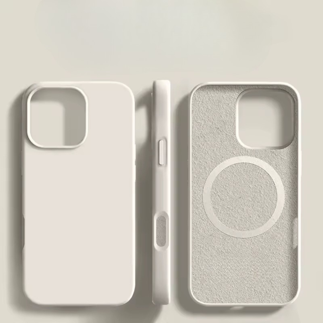 Slim Magnetic Silicone Phone Case – Lightweight Non-Slip Protective Cover