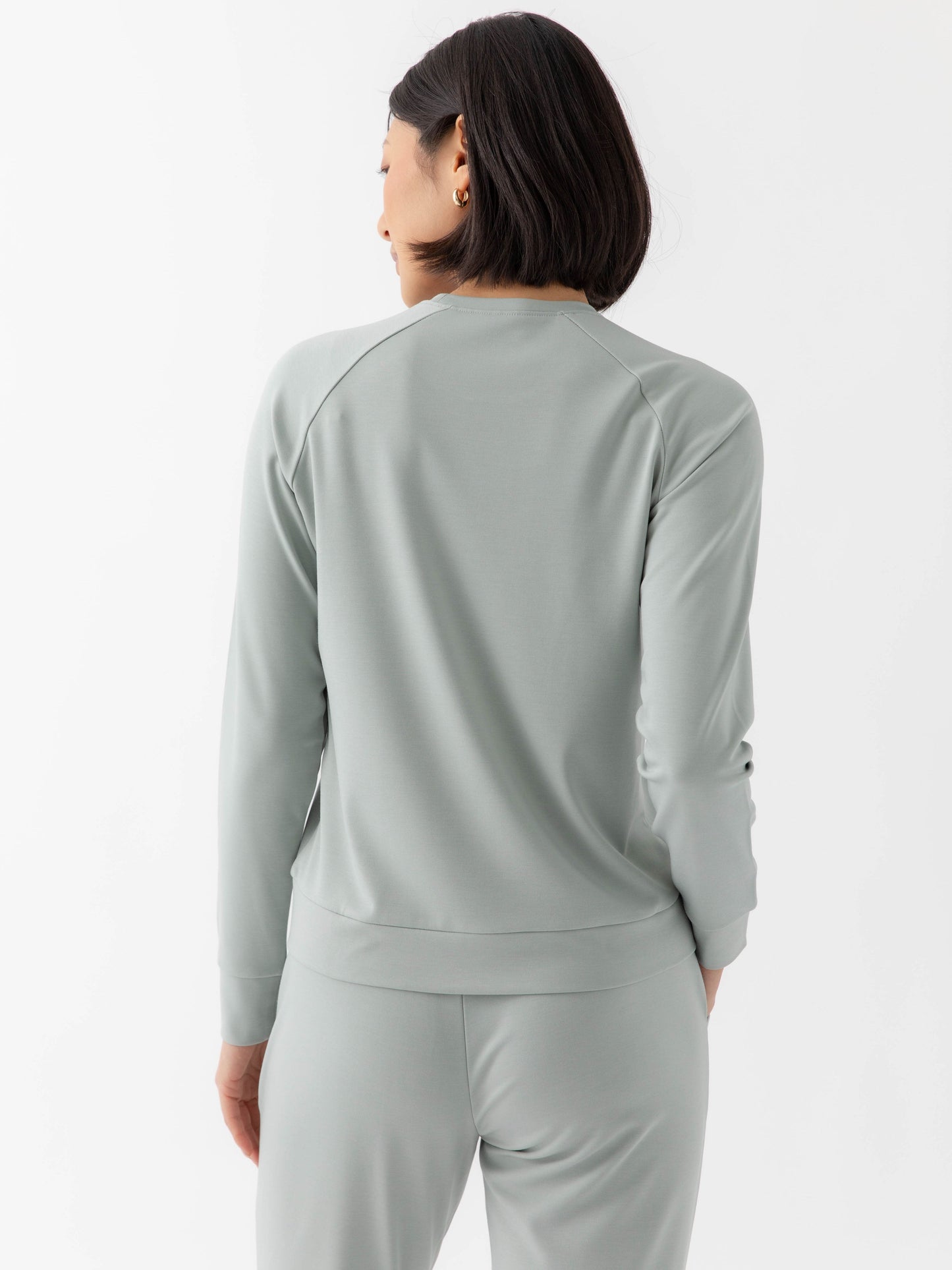 Women's Brushed Bamboo Pullover Crew - Last Chance