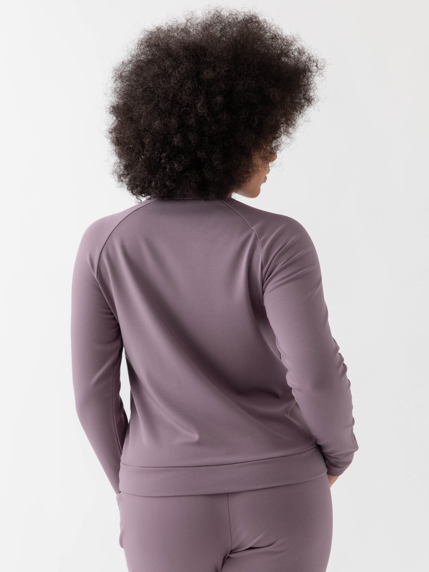 Women's Brushed Bamboo Pullover Crew - Last Chance