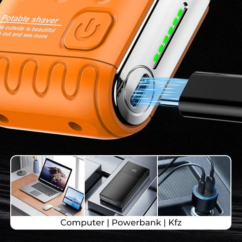 Portable Mini Electric Shaver – Compact Rechargeable Travel Razor