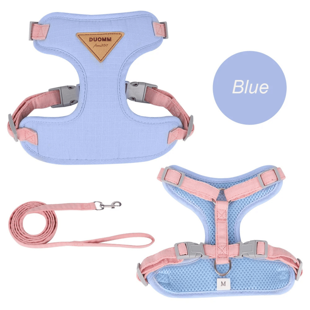 Soft Breathable Cat Harness & Leash Set