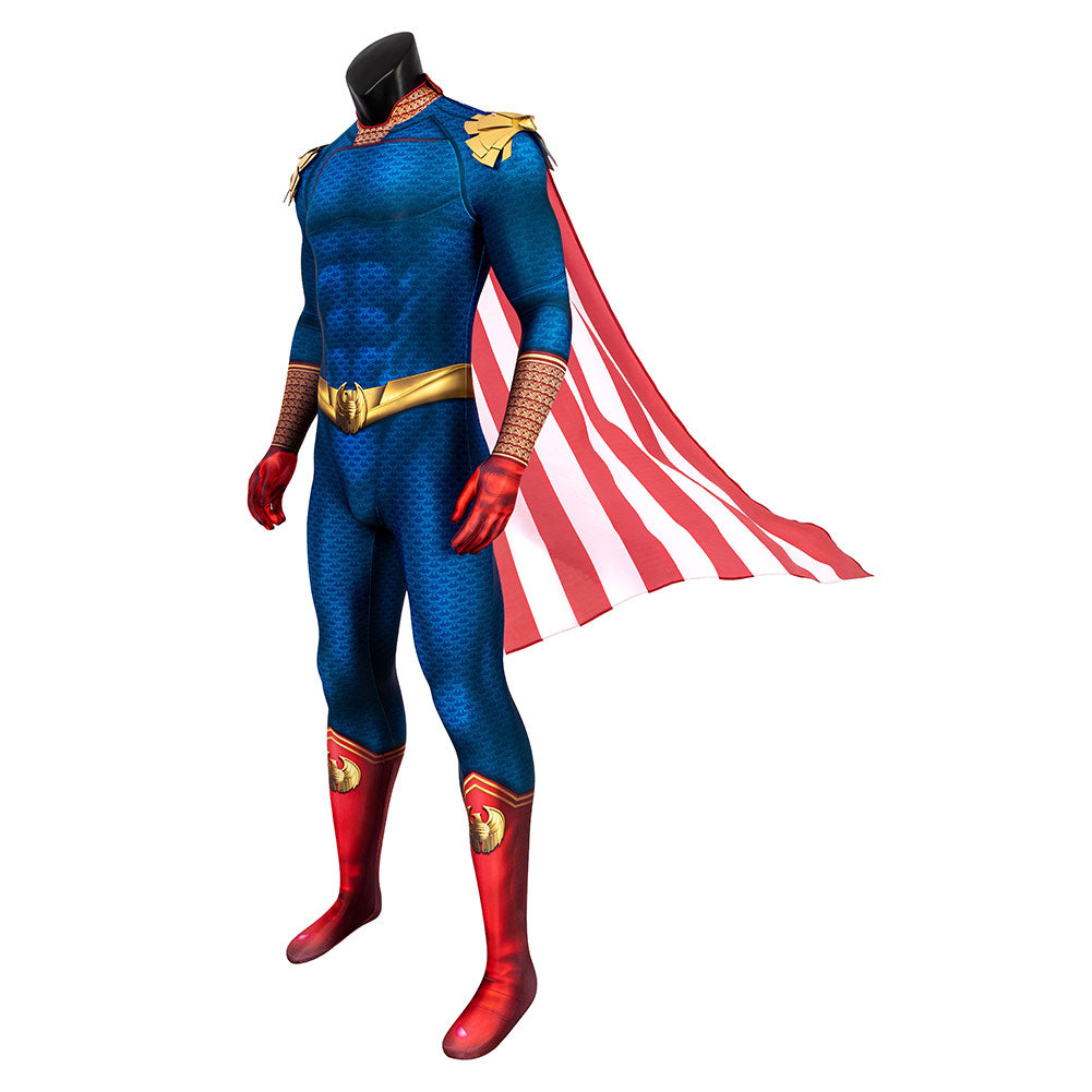 Homelander Jumpsuit & Cloak Halloween Costume - The Boys