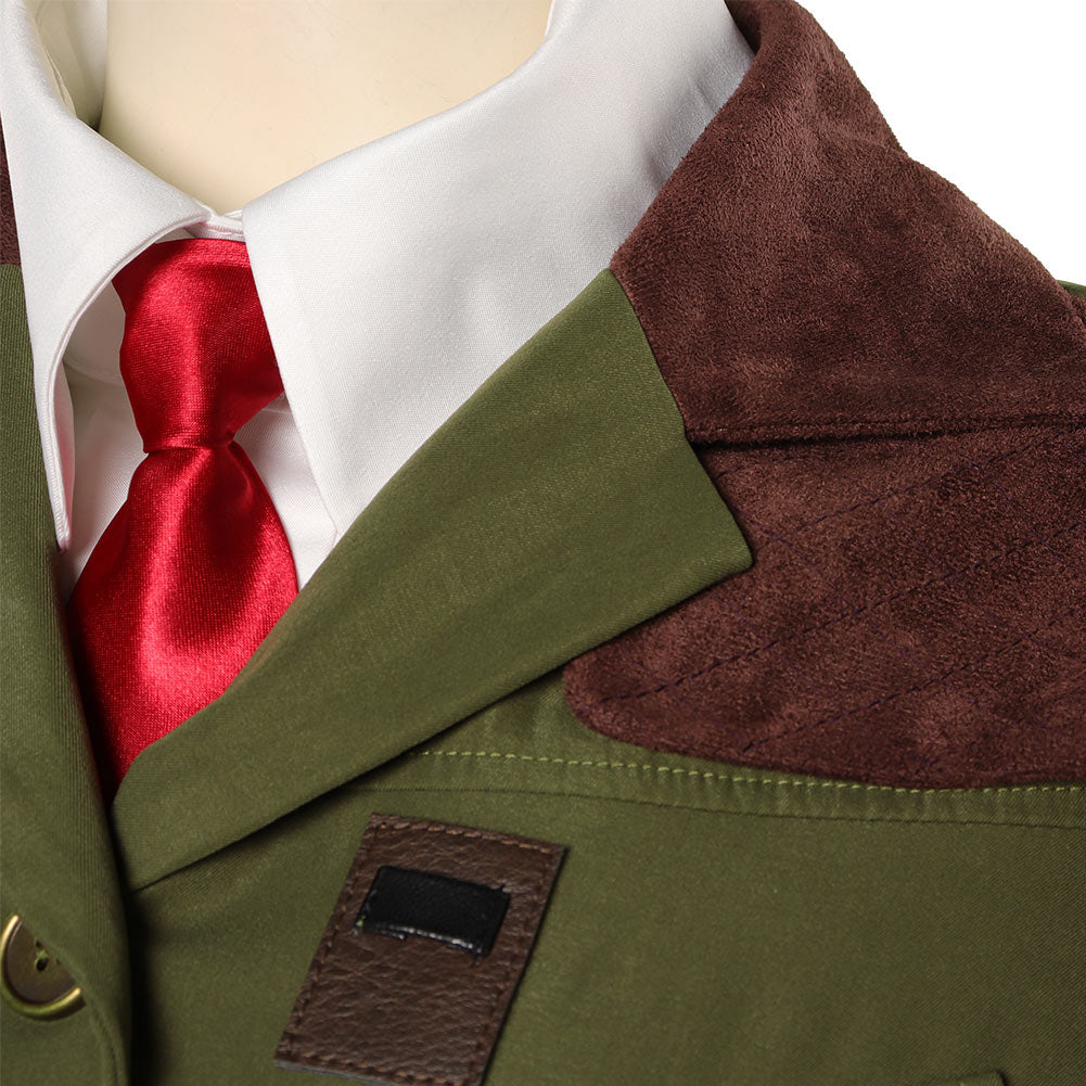 Matilda Agatha Trunchbull Green Coat Halloween Costume