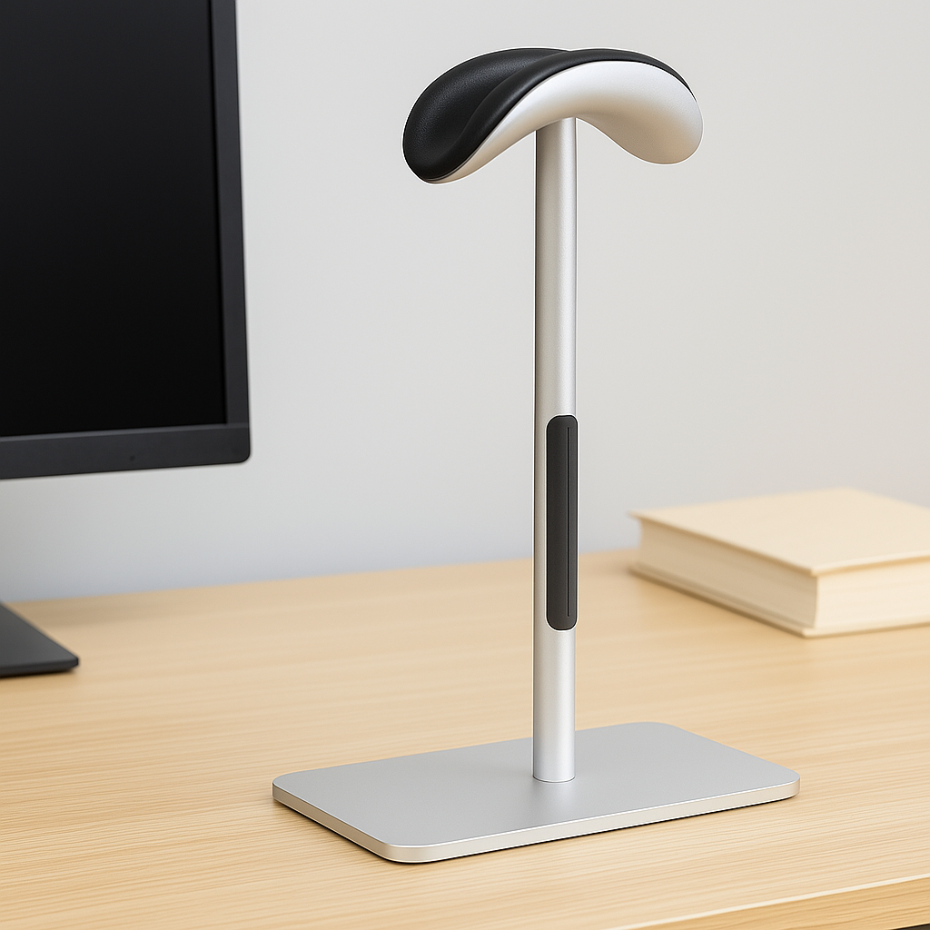Universal Over-Ear Headphone Stand – Stable Desktop Headset Holder