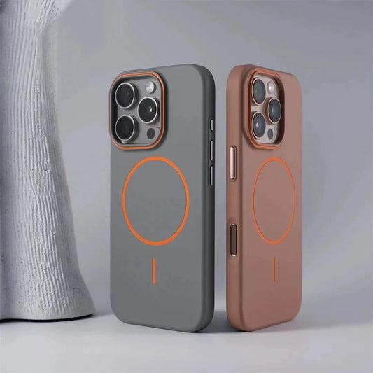 Slim Magnetic Protective Phone Case – Camera Guard & Textured Grip