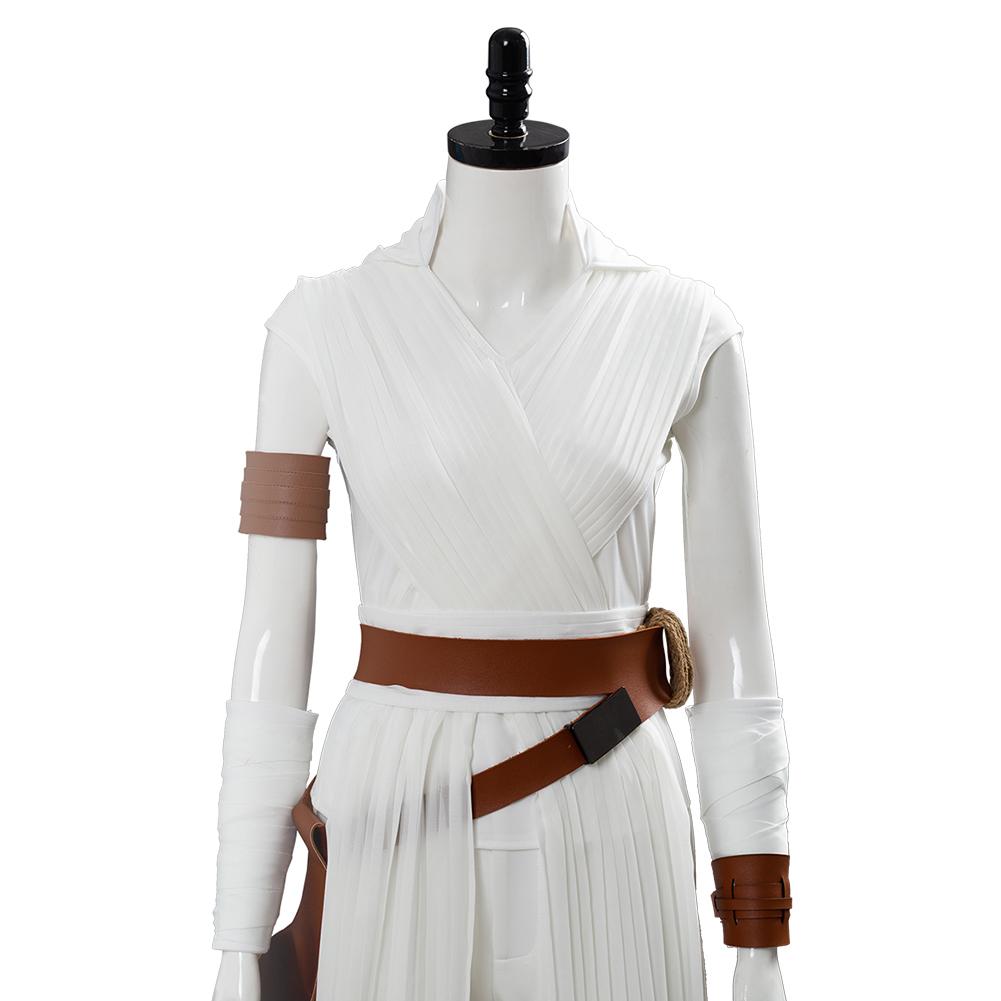 The Rise of Skywalker Rey White Set Halloween Costume