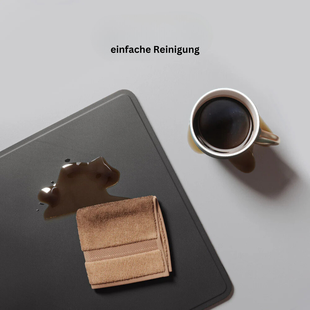 Wireless Charging Desk Mat – Large Non-Slip Faux Leather Desk Pad