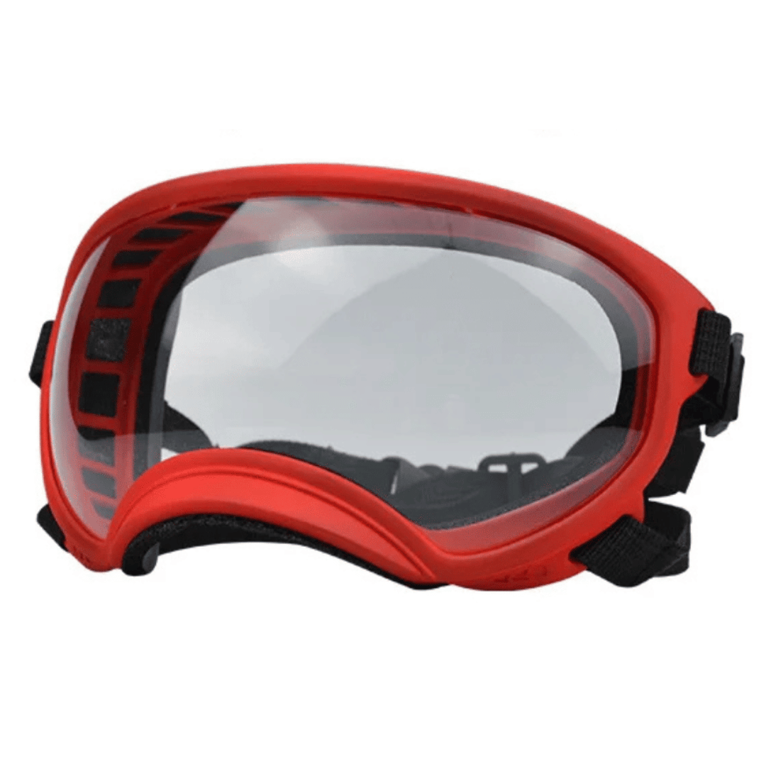 Waterproof Dog Goggles with UV Protection & Adjustable Straps