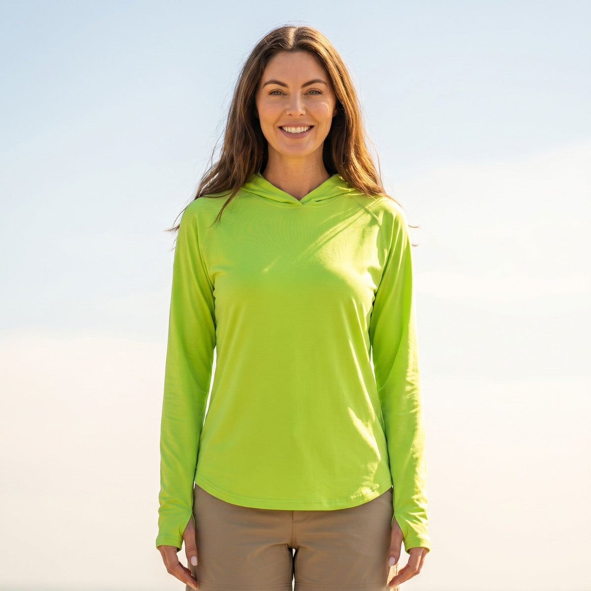 Women’s UPF 50+ Sun Hoodie – Lightweight UV Protection Outdoor Top