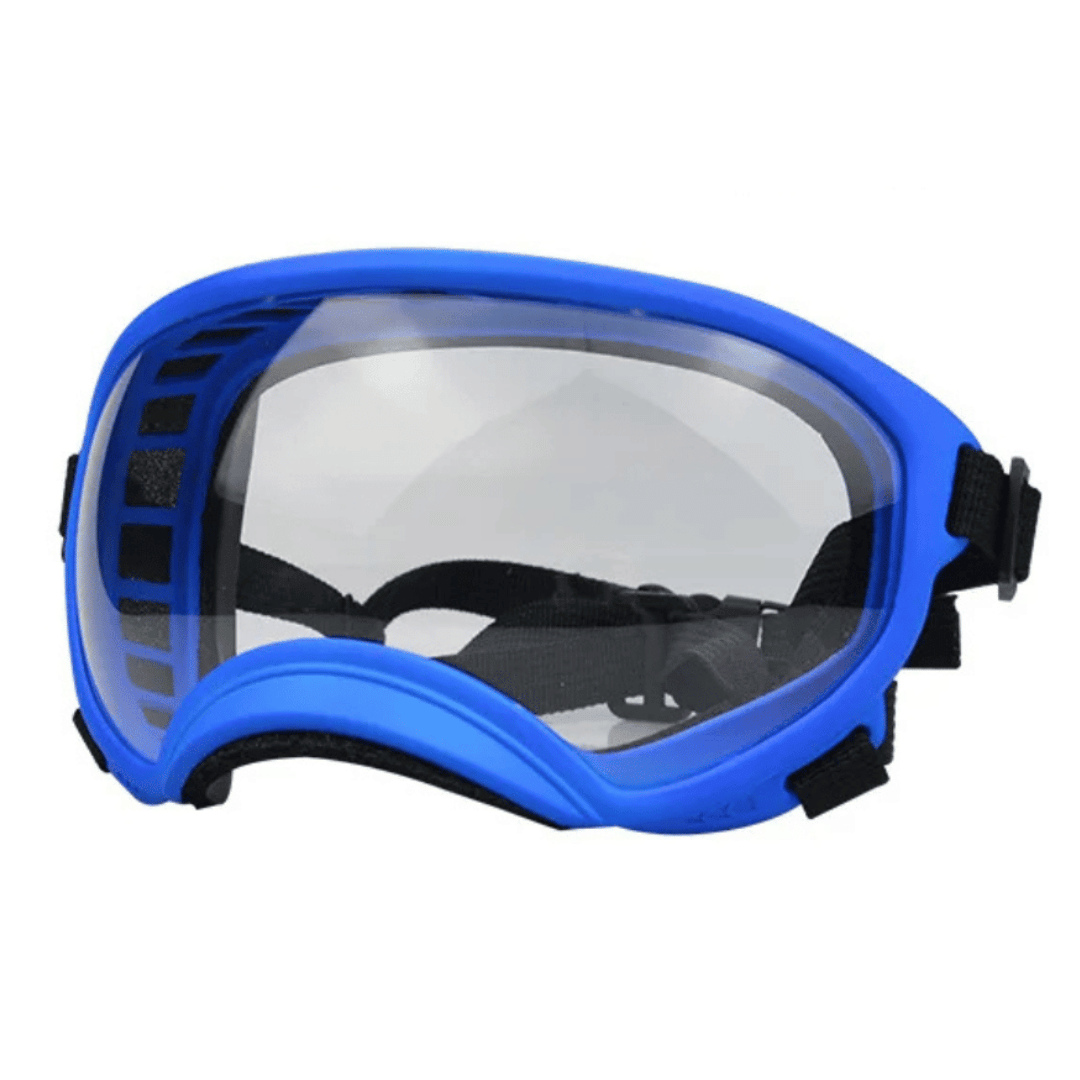 Waterproof Dog Goggles with UV Protection & Adjustable Straps