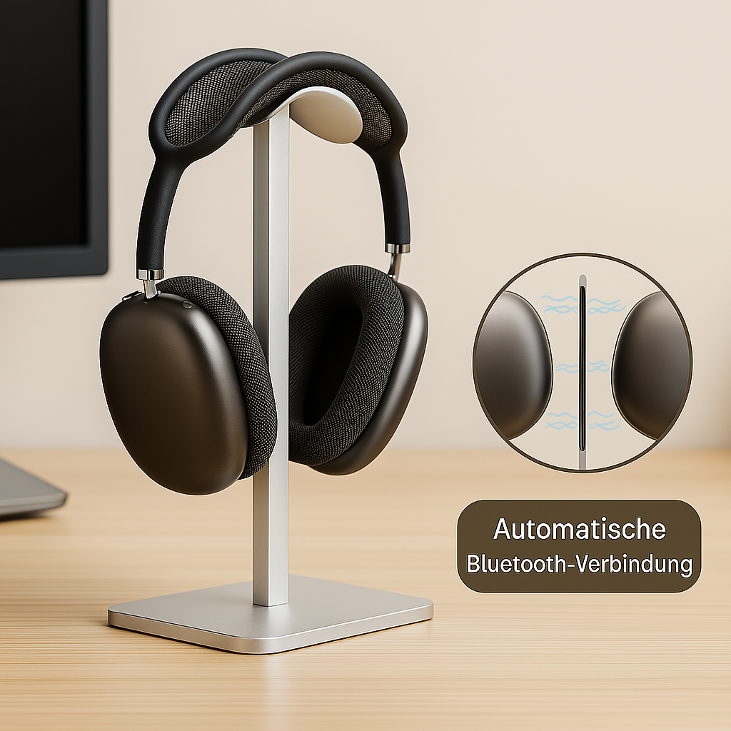 Universal Over-Ear Headphone Stand – Stable Desktop Headset Holder