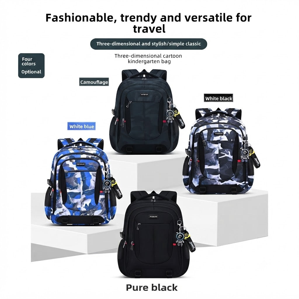 School Backpack with Padded Laptop Compartment – Multi-Pocket Rucksack