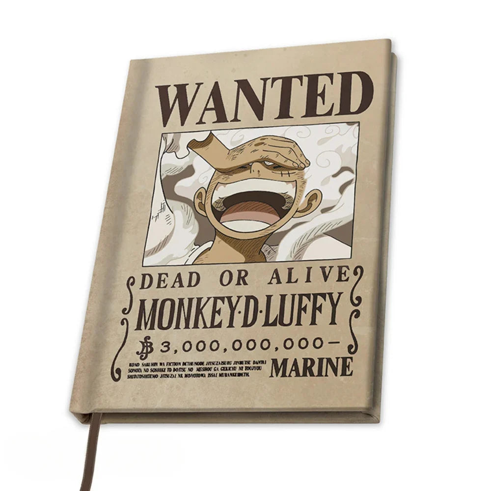 Straw-Hat Pirate Wanted A5 Notebook