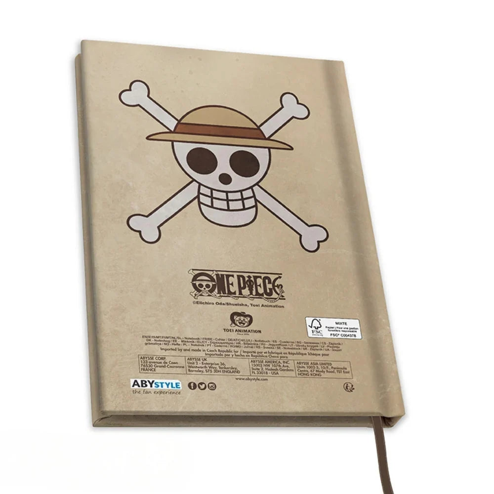 Straw-Hat Pirate Wanted A5 Notebook