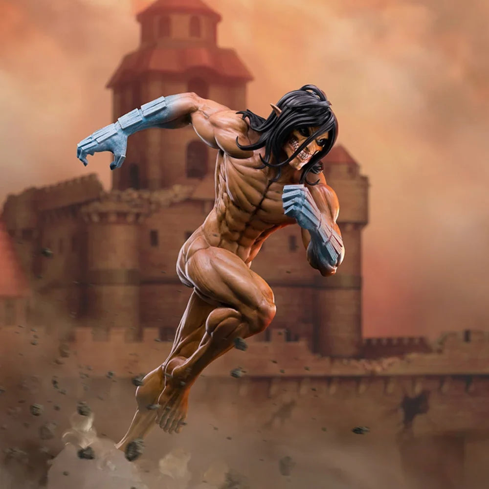 Giant-Fighting Warrior Figure