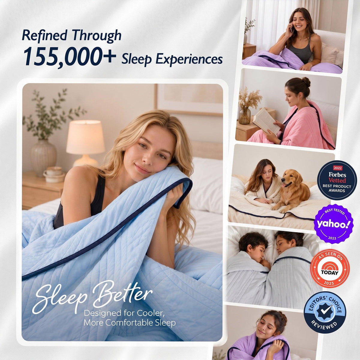 Cooling Blanket for Hot Sleepers – Cool-Touch Bedding