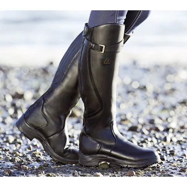 Waterproof Leather Winter Riding Boots – Non-Slip Equestrian Boots