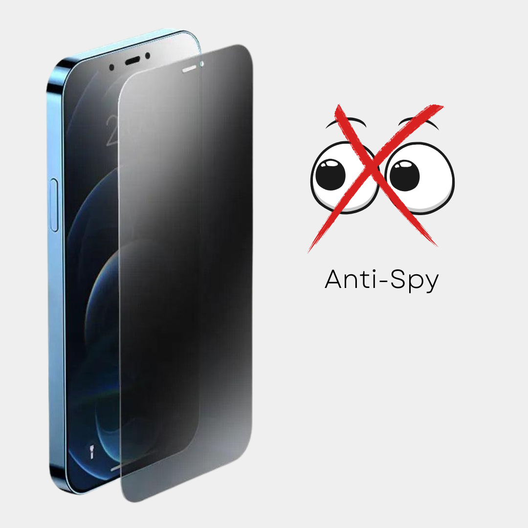 Privacy Tempered Glass Screen Protector – Anti-Spy Smartphone Display Guard