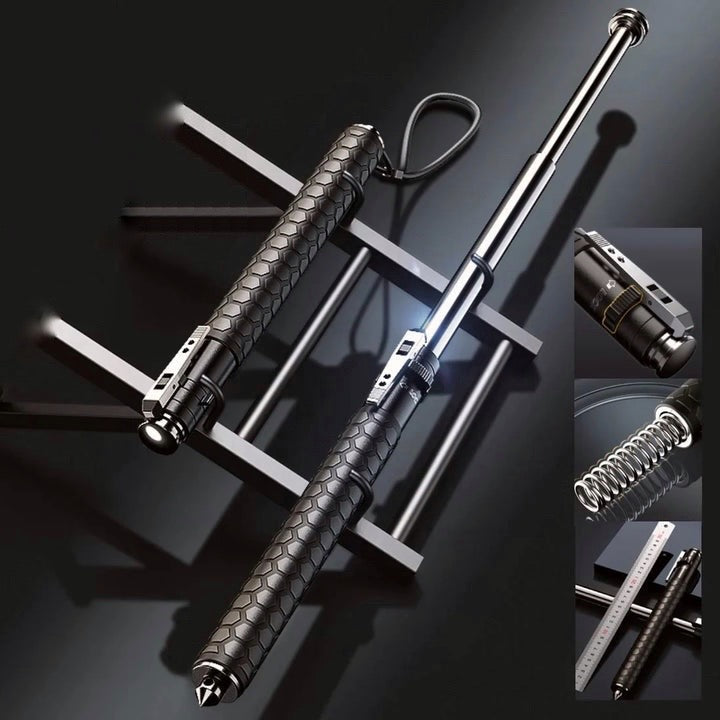Portable Trekking Pole – Automatic Extension Hiking Walking Stick