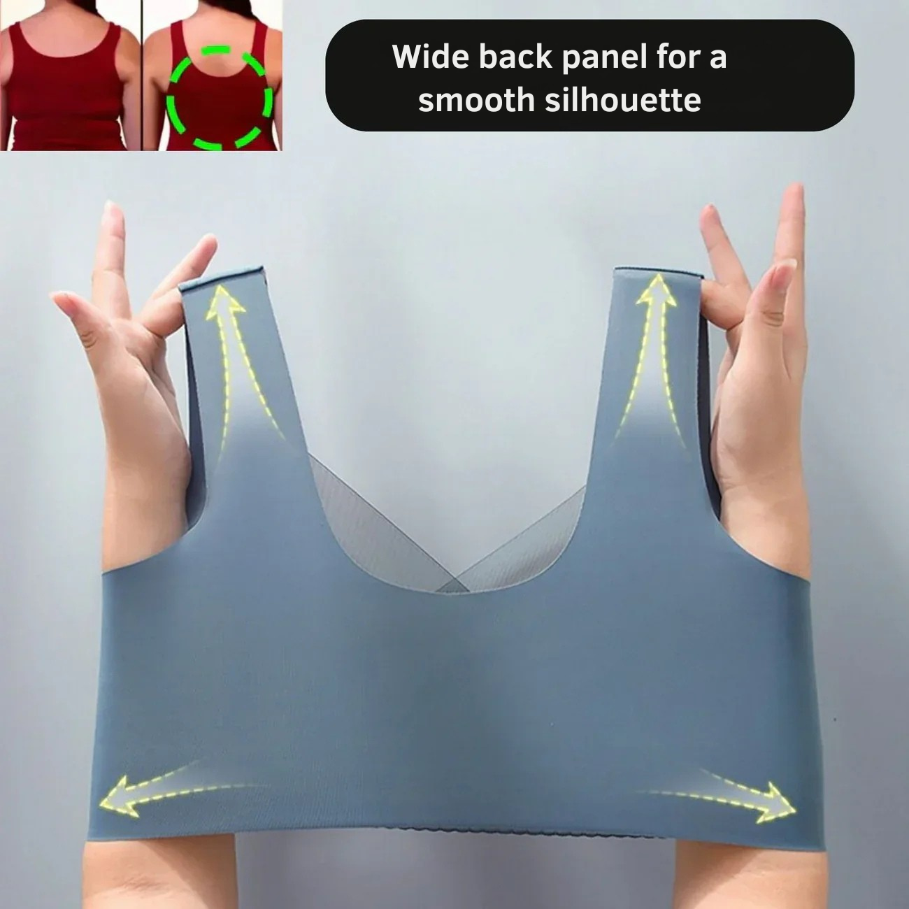 Women’s Seamless Wire-Free Bra – Gentle Push-Up Everyday Comfort