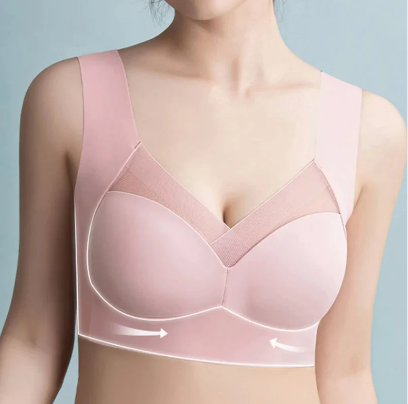Women’s Seamless Wire-Free Bra – Gentle Push-Up Everyday Comfort