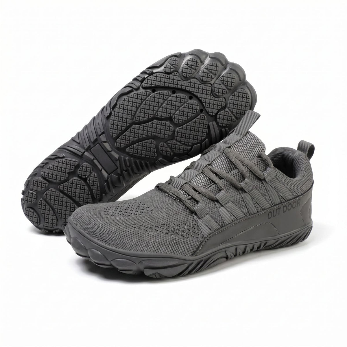 Wide-Fit Barefoot Walking Shoes – Breathable Shoes with Grippy Outsole