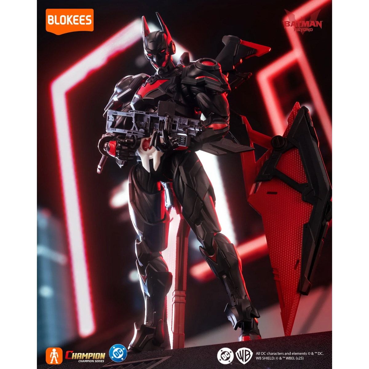 Futuristic Bat Hero Poseable Model Kit