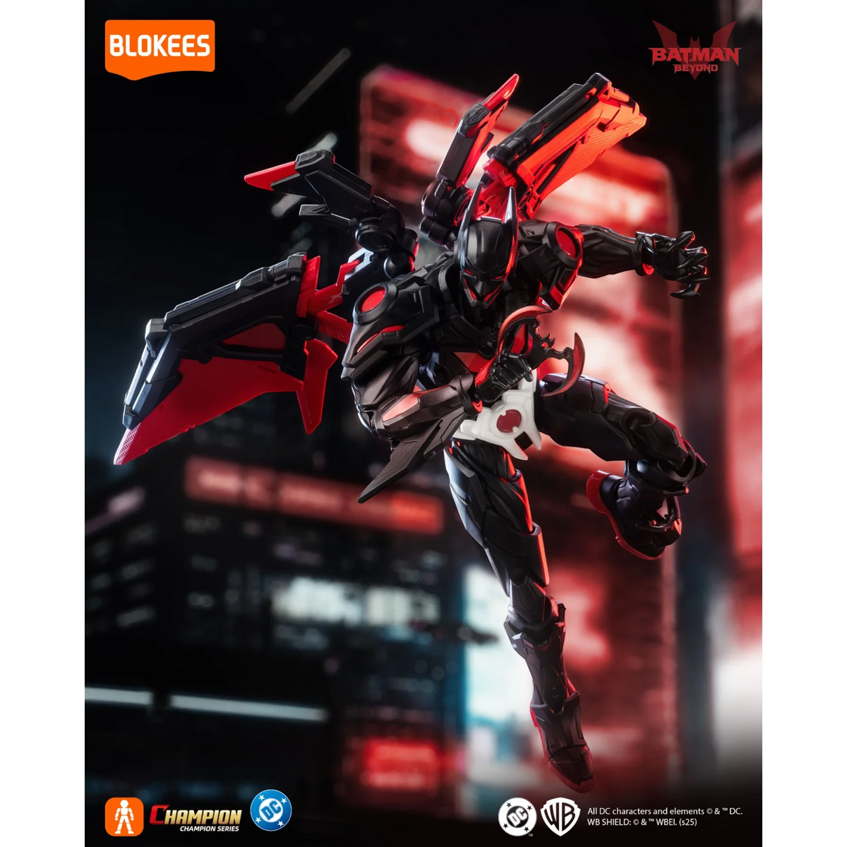 Futuristic Bat Hero Poseable Model Kit