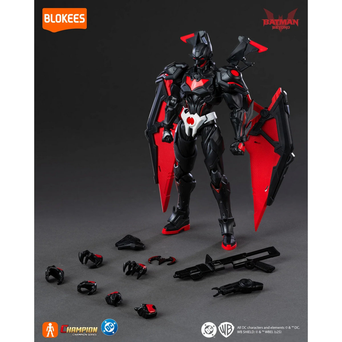 Futuristic Bat Hero Poseable Model Kit