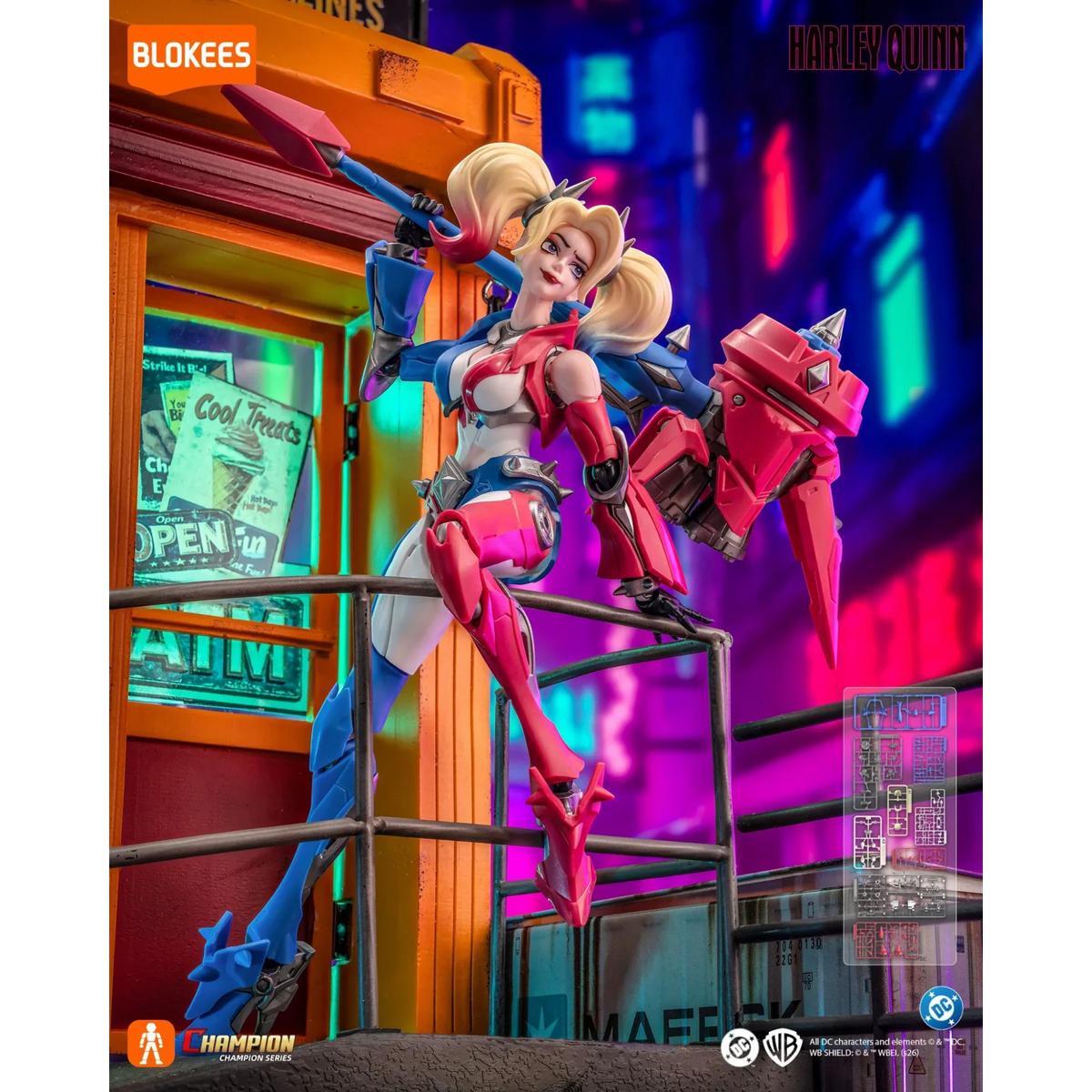 Jester Villain Poseable Model Kit