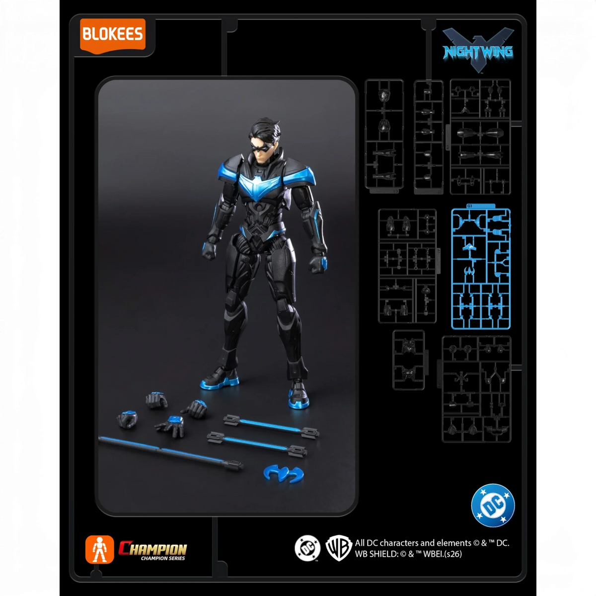 Masked Acrobat Poseable Model Kit